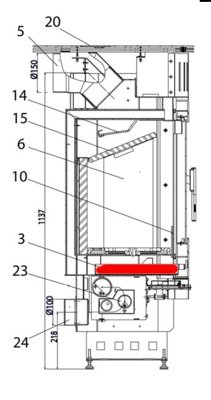 Haas-Sohn Askja 235.17 cendrier Haas-Sohn Askja 235.17 cendrier