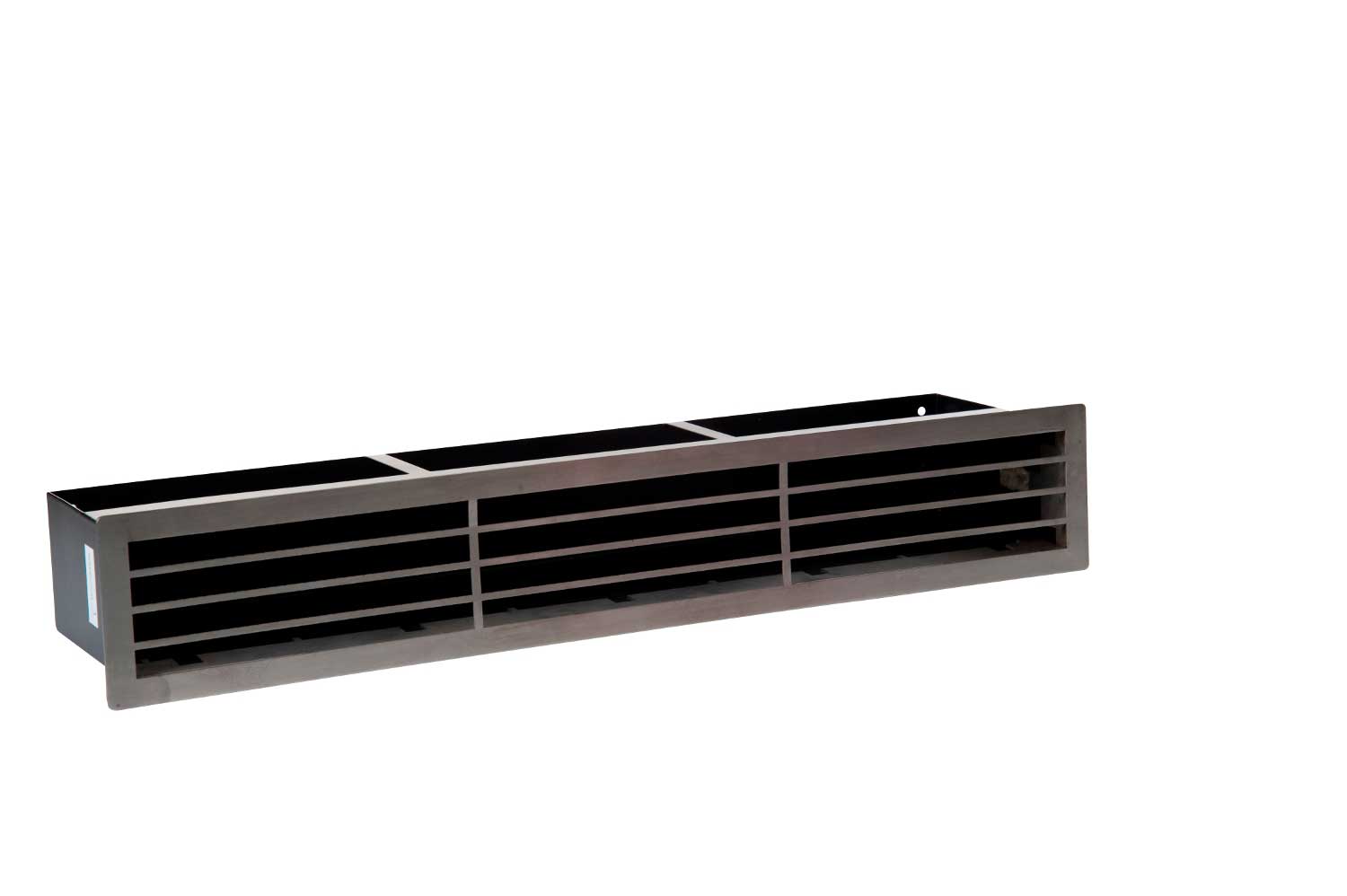 Design-Blende D1 für Luftleiste Edelstahl SMlb15d1es