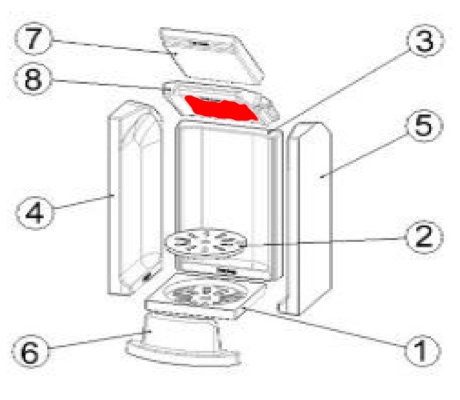 Austroflamm Bono røgvenderplade nede Austroflamm Bono røgvenderplade nede