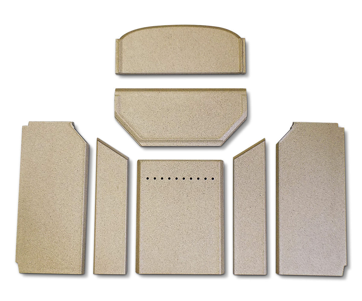 Contura 810 okładzina komory paleniskowej Contura 810 okładzina komory paleniskowej