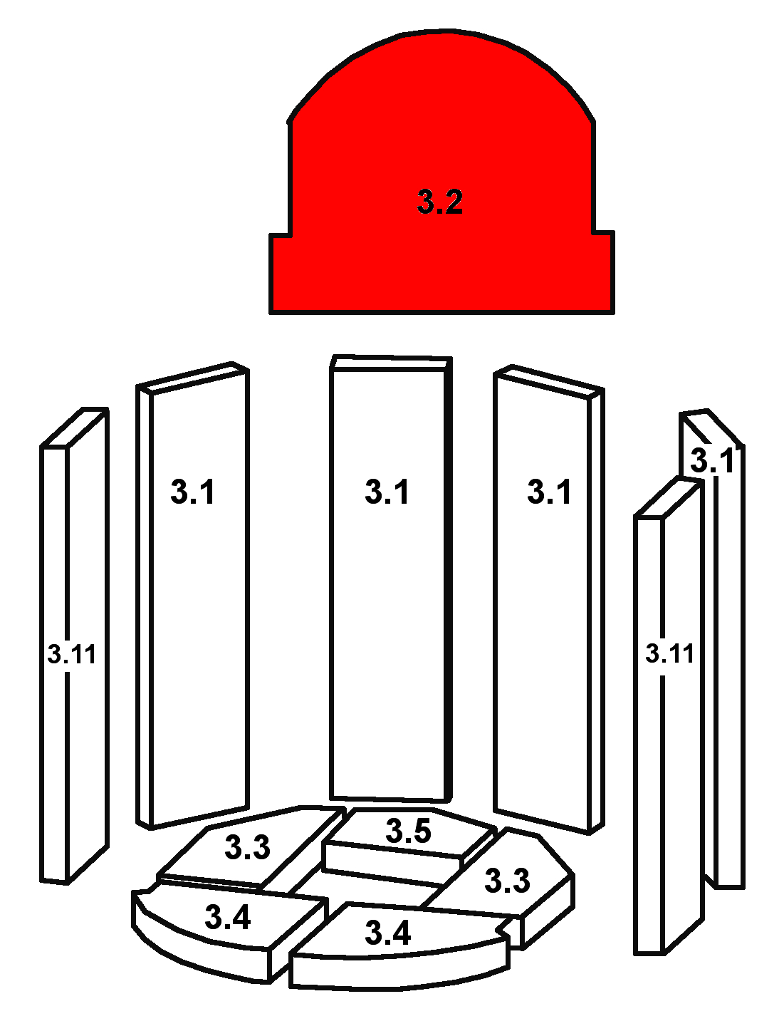Oranier Troll Zugumlenkung B Flammenschild Oranier Troll Zugumlenkung B Flammenschild