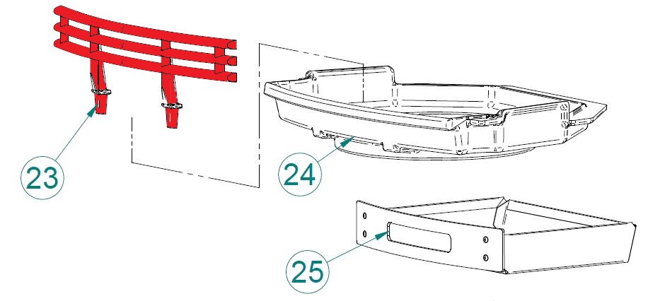 Contura 750A ruszt stojący