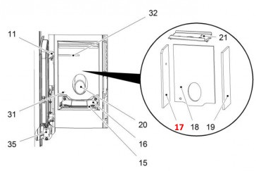 Haas-Sohn Pelletto II 434.08 sidesten venstre Haas-Sohn Pelletto II 434.08 sidesten venstre