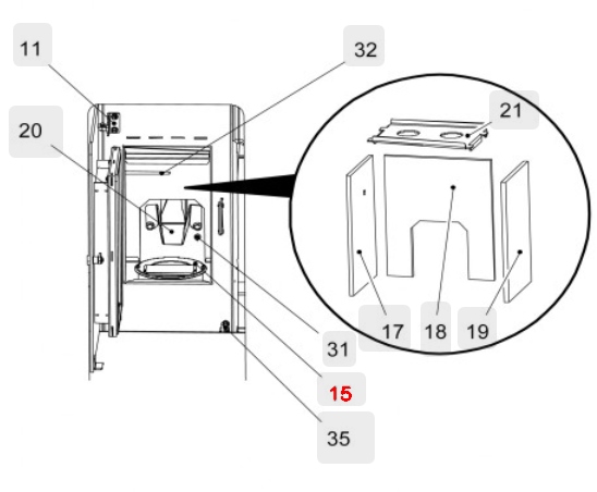 Haas+Sohn Pallazza 532.08 Brennertopf Brennerschale Haas+Sohn Pallazza 532.08 Brennertopf Brennerschale