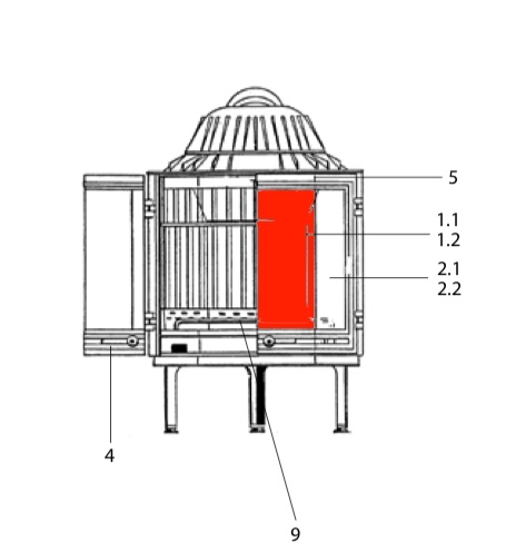 Wodtke HK 02 vitre droit intérieur A