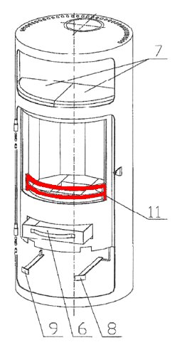 Oranier Troll Stehrost schwarz Holzfänger Oranier Troll Stehrost schwarz Holzfänger