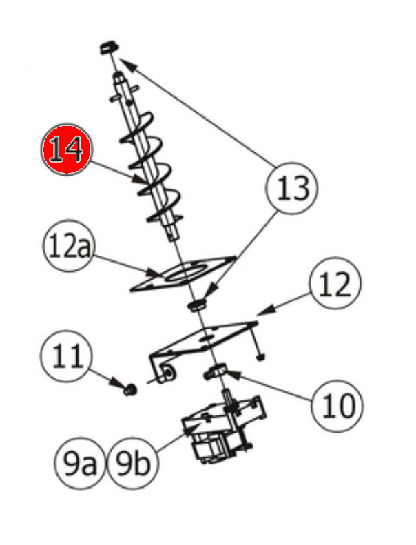 MCZ Nova Hydro snegl