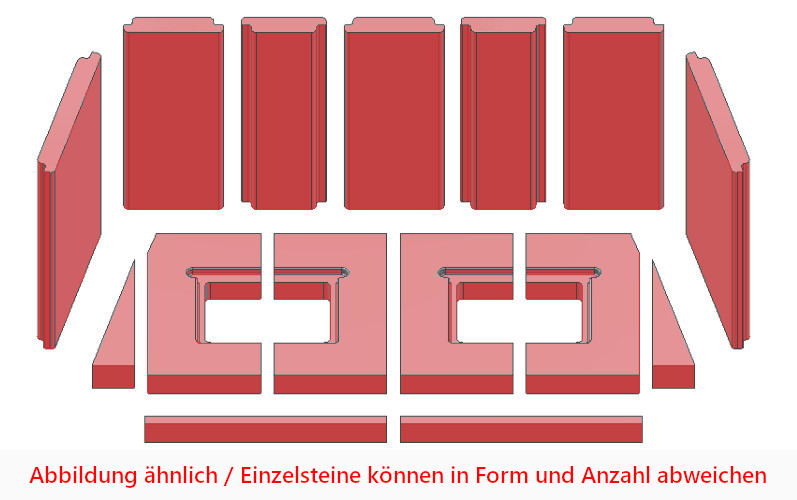 Schmid Lina 100/57 okładzina komory paleniskowej A