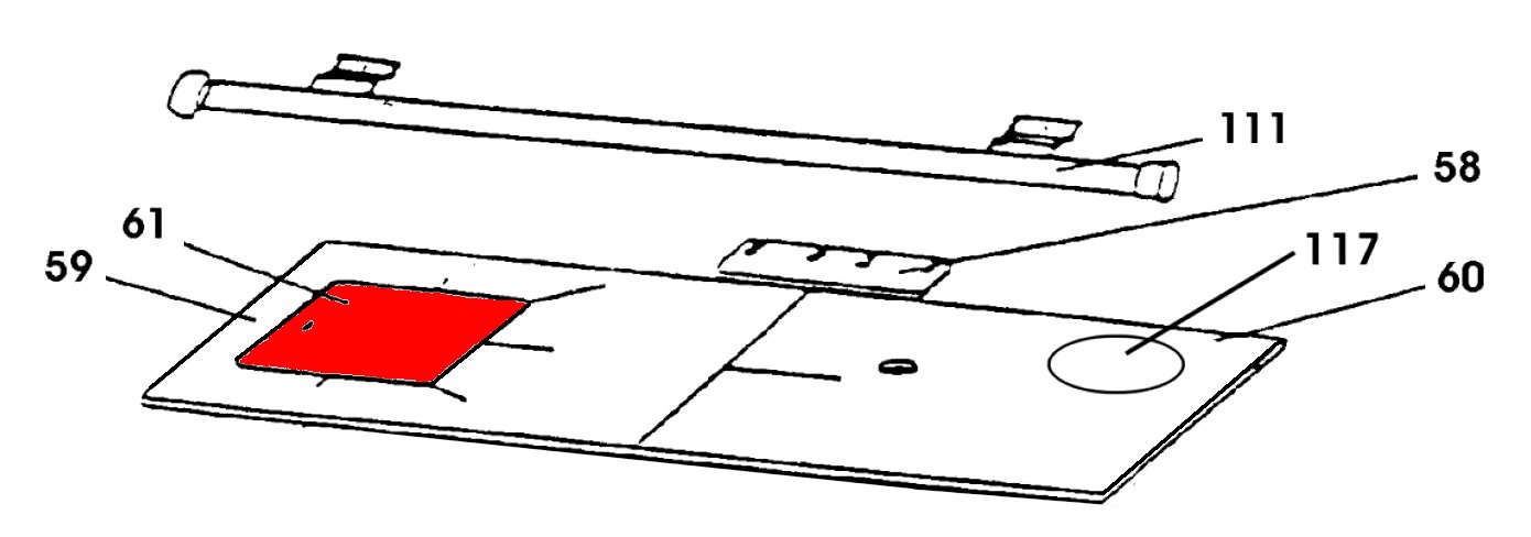 Wamsler type 130 kogehulsdæksel