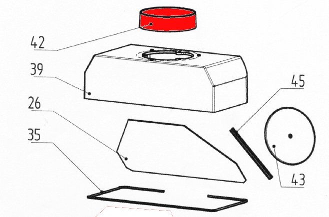 Wamsler Etna udstødningsmundstykke Wamsler Etna udstødningsmundstykke