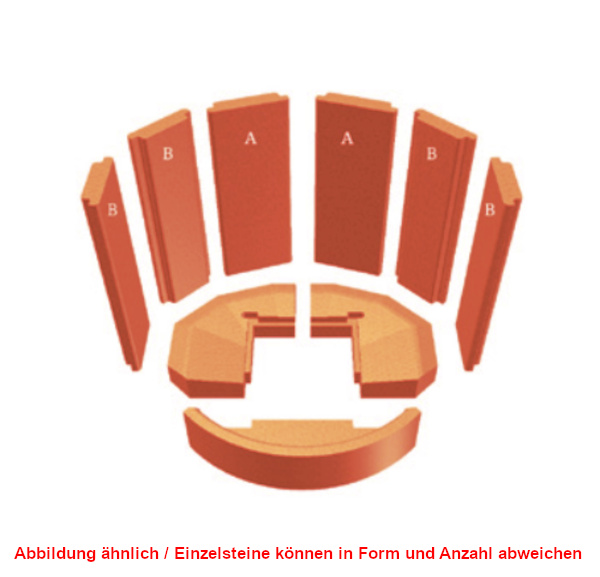 Schmid Ronda 67/57 rivestimento focolare Schmid Ronda 67/57 rivestimento focolare