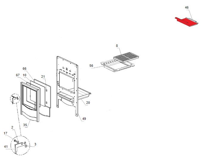 La Nordica TermoRossella Plus Evo déflecteur A