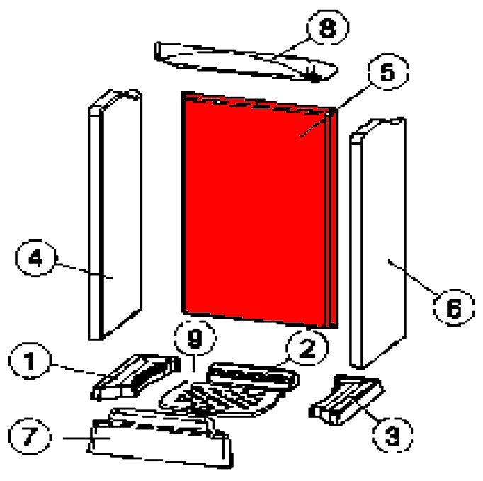 Austroflamm Yan pietra posteriore Austroflamm Yan pietra posteriore
