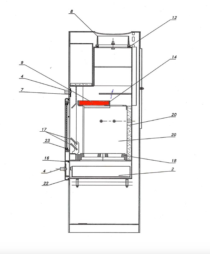 Fireplace Luxemburg vlamplaat A Fireplace Luxemburg vlamplaat A