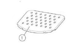 Leda Onda griglia per cenere Leda Onda griglia per cenere