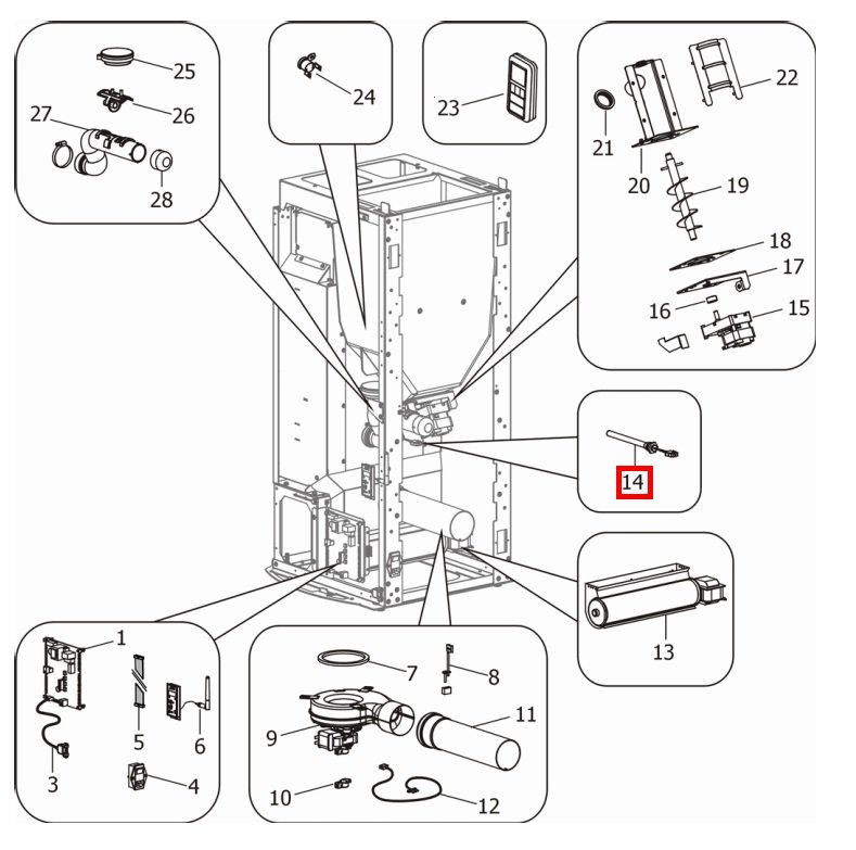 MCZ CLUB 2.0 AIR tændingspatron MCZ CLUB 2.0 AIR tændingspatron