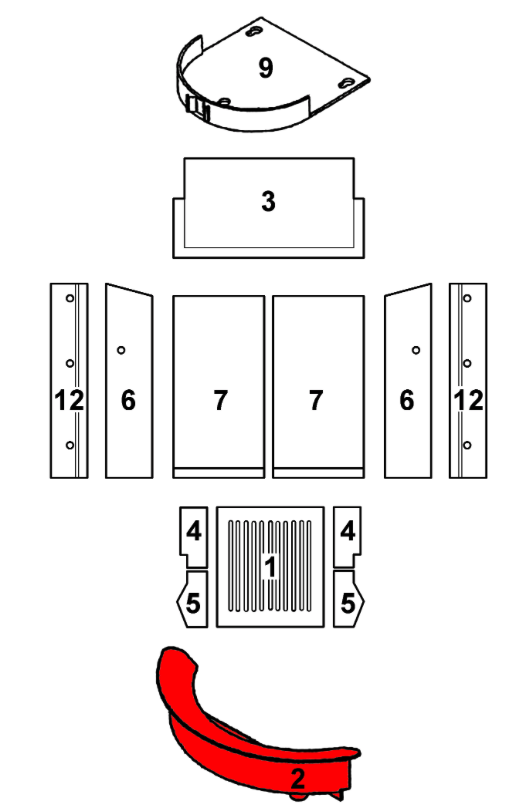 Justus Polarfeuer R3 Grille à poser A bac à braises  Justus Polarfeuer R3 Grille à poser A bac à braises