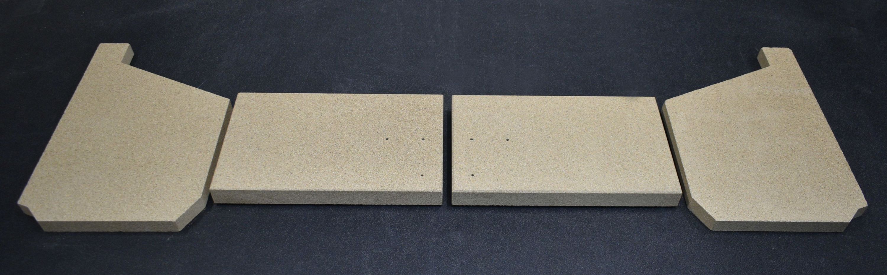 Spartherm Linear Kassette XL 900 Seitenstein Set Brennraumsteine Spartherm Linear Kassette XL 900 Seitenstein Set Brennraumsteine