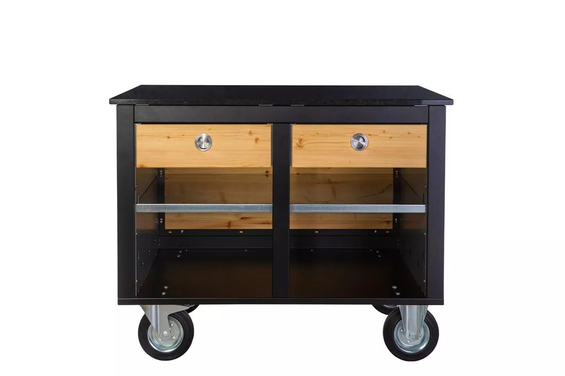 Der Merklinger Outdoor Modul "Eva" (2 Schubladen m. Ablage) Der Merklinger Outdoor Modul "Eva" (2 Schubladen m. Ablage)