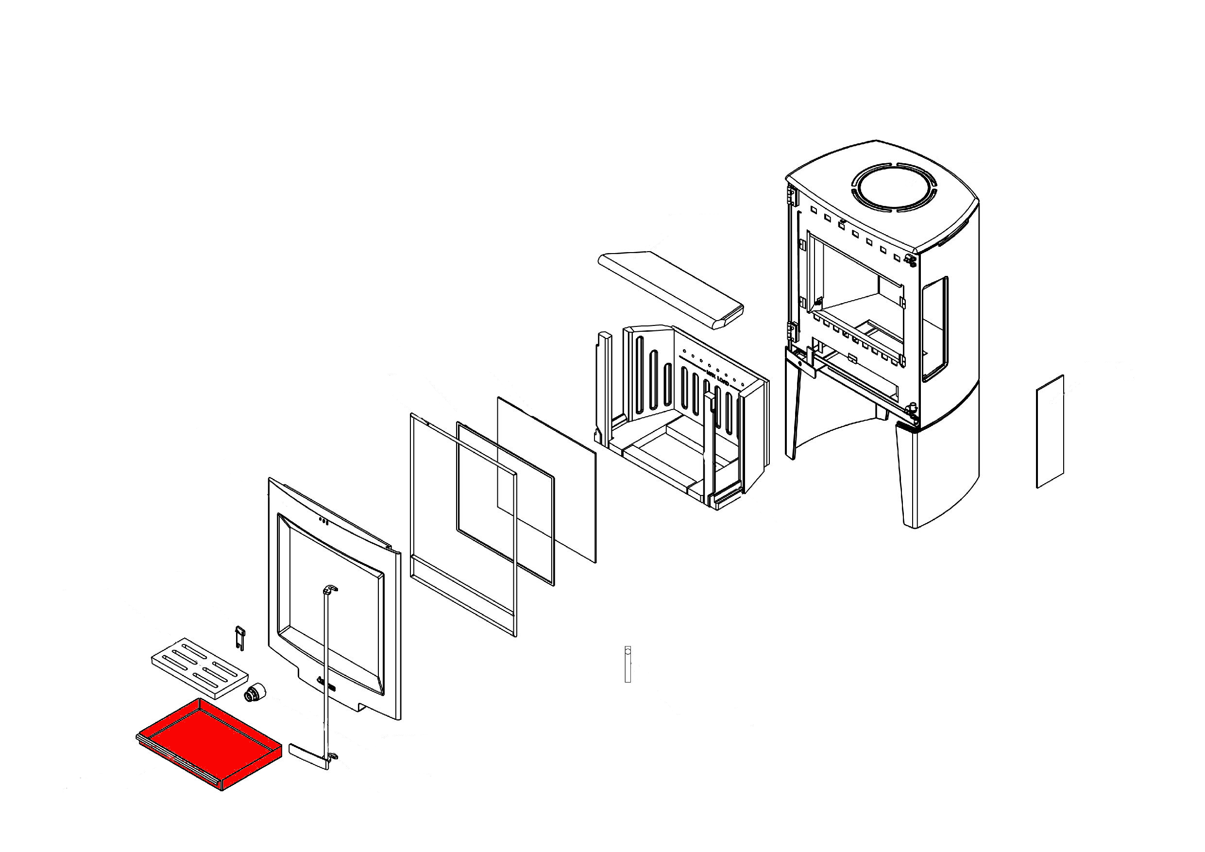 Aduro 13 cendrier Aduro 13 cendrier