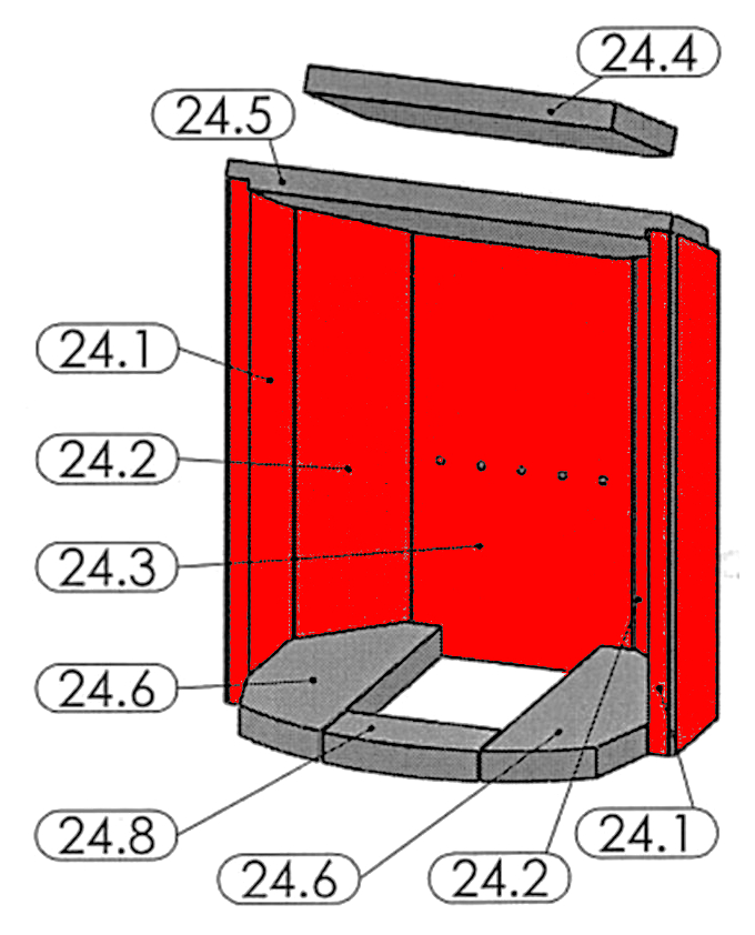 Oranier Pori 7 sidesten sæt A Oranier Pori 7 sidesten sæt A