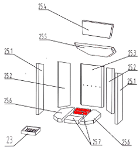Oranier Kiruna 6 Hoek Bodemsteen achteraan B Oranier Kiruna 6 Hoek Bodemsteen achteraan B