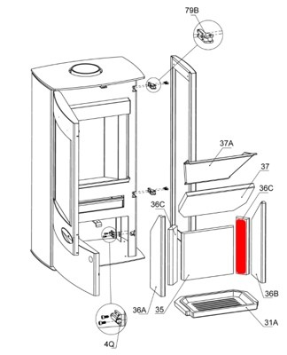 Königshütte Pavo Seitenstein rechts hinten Königshütte Pavo Seitenstein rechts hinten