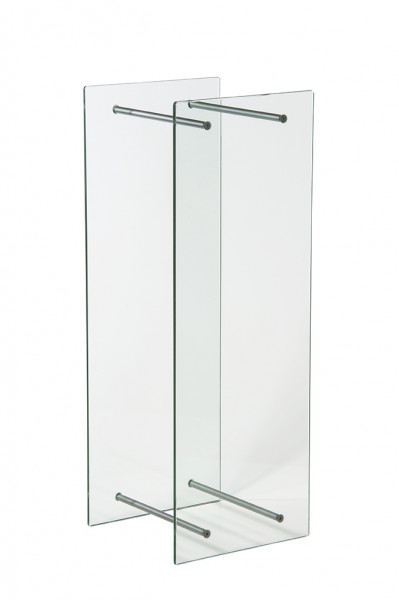 Termatech Kaminholzregal aus Glas, 90 x 33 x 30 cm Termatech Kaminholzregal aus Glas, 90 x 33 x 30 cm