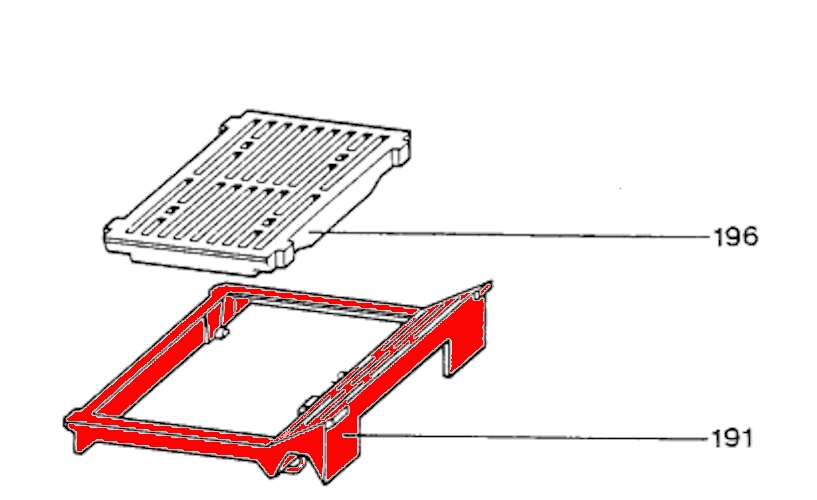 Wamsler K178V support de grille A