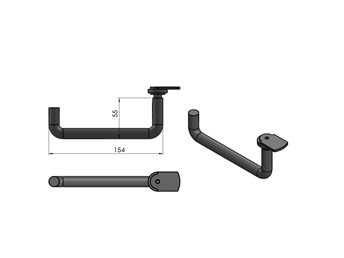 Termatech TT1 poignée de porte Termatech TT1 poignée de porte