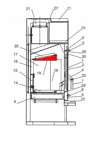 Fireplace Caribic NS steun vlamplaat