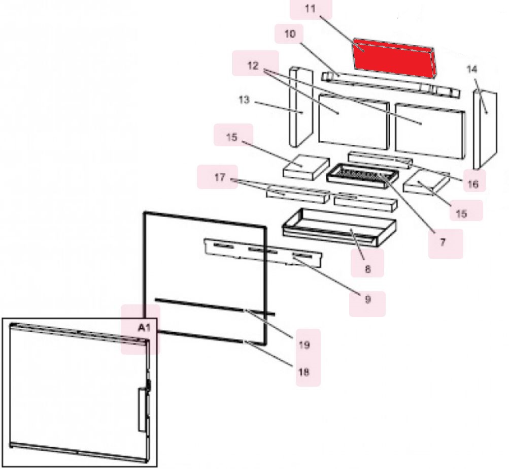 Haas-Sohn Levi easy røgvenderplade oven