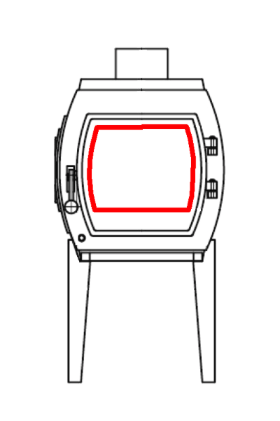 Globe Fire Charon II pakning glas foran