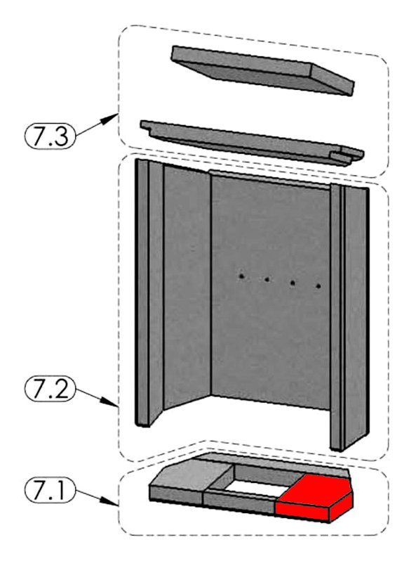 Justus Austin 7 bundsten højre C Justus Austin 7 bundsten højre C