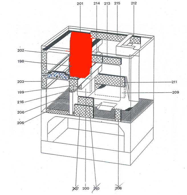 Wamsler type 120 bagsten oven B Wamsler type 120 bagsten oven B