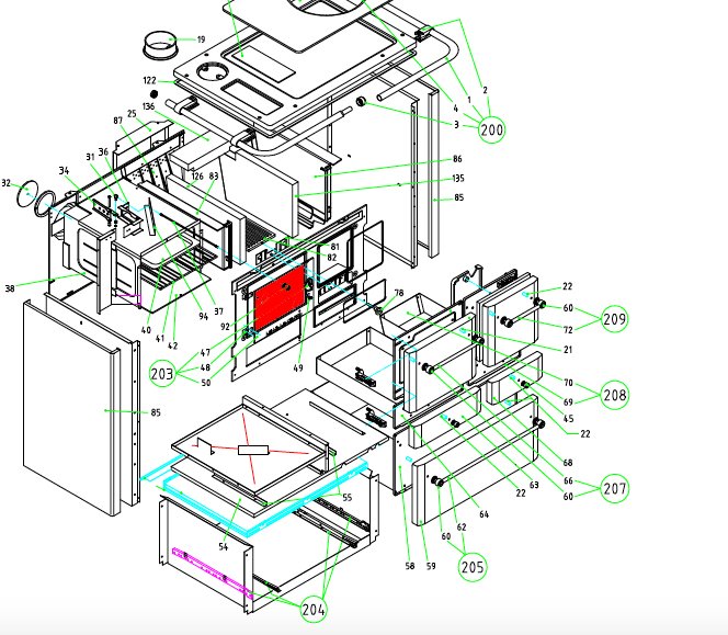 Wamsler K185F/A vetro forno A Wamsler K185F/A vetro forno A