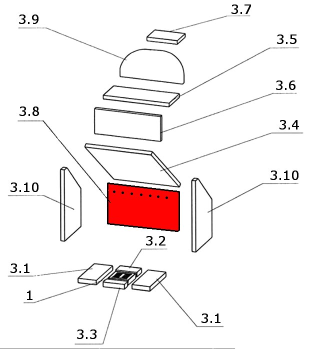 Oranier Stockholm 6 Rückwandstein A Vermiculite Oranier Stockholm 6 Rückwandstein A Vermiculite