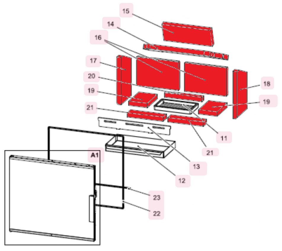 Haas-Sohn London II easy 347.15 revêtement de chambre de combustion
