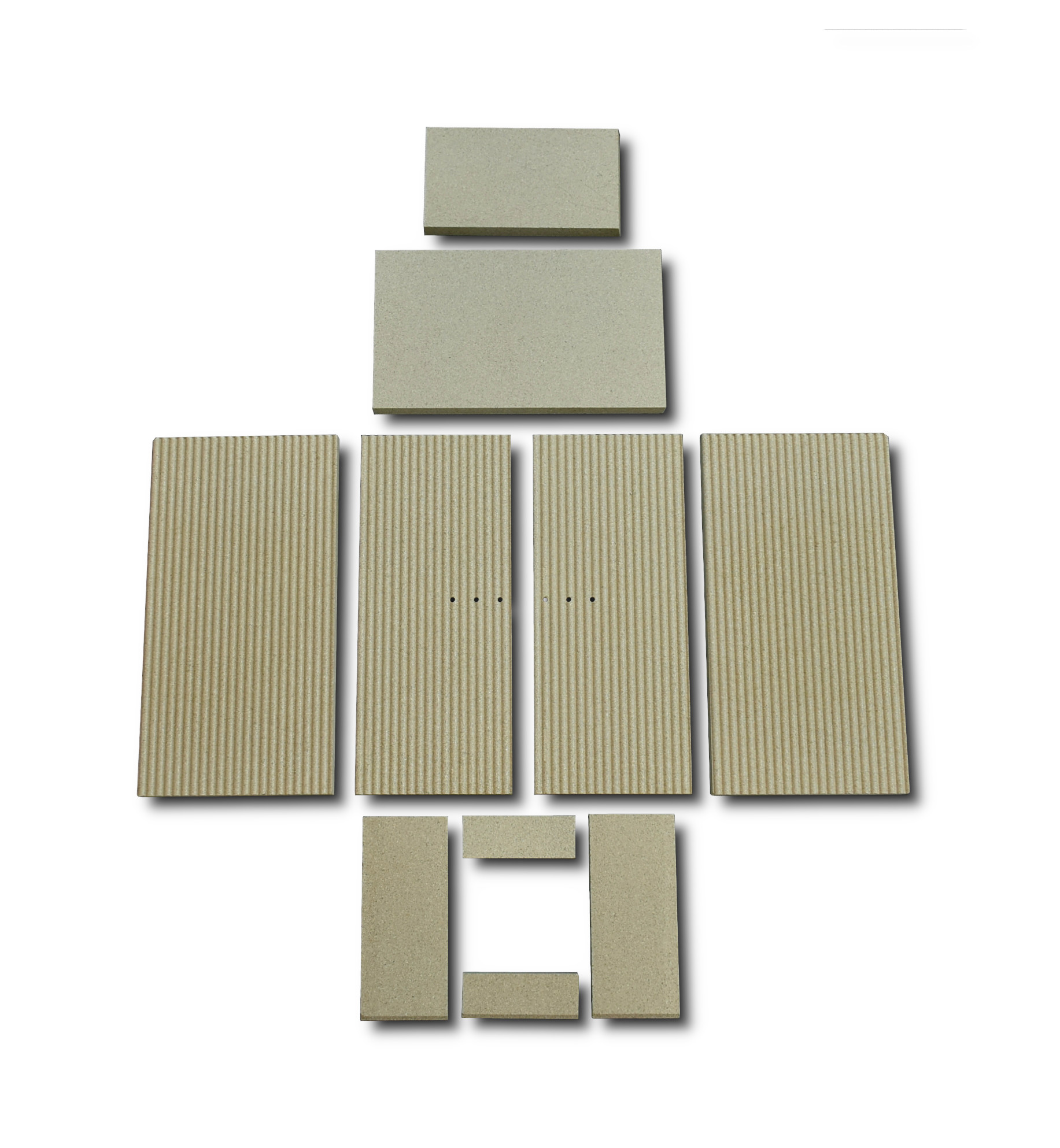 Oranier Astra 7 Plus II rivestimento focolare