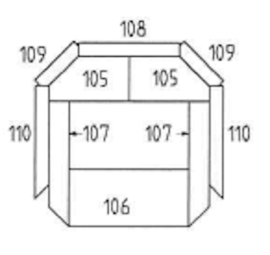 Haas-Sohn Bornholm 164.17 okładzina komory paleniskowej B Haas-Sohn Bornholm 164.17 okładzina komory paleniskowej B