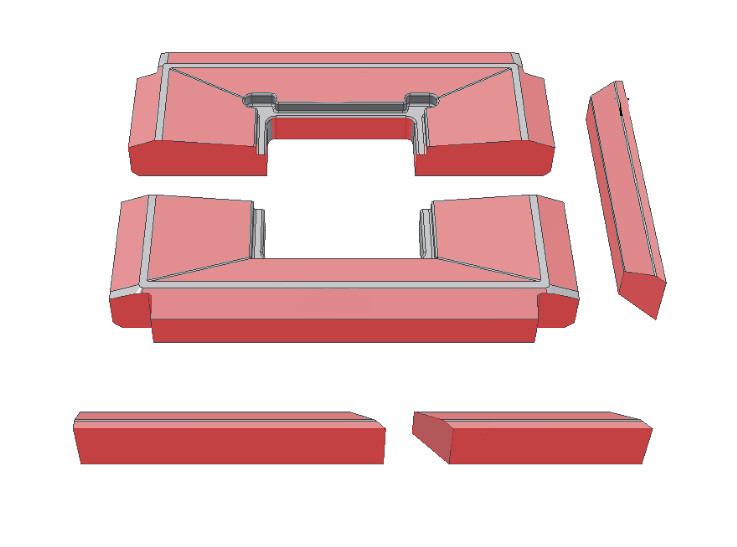Schmid Ekko R 67(45)/45 Bodemsteen Set Schmid Ekko R 67(45)/45 Bodemsteen Set