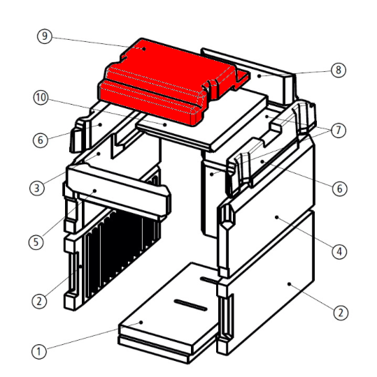 Leda Rubin K18 déflecteur haut Leda Rubin K18 déflecteur haut