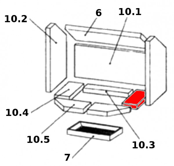 Oranier Fjord 8 Bodemsteen rechts D Oranier Fjord 8 Bodemsteen rechts D