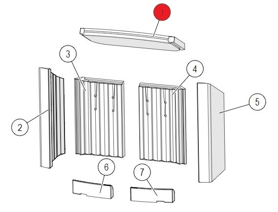 Lotus Jubilee 15 déflecteur Lotus Jubilee 15 déflecteur
