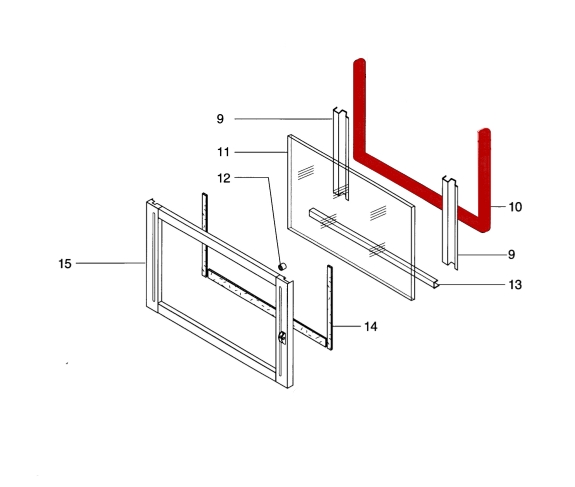 Supra F 168 C dørpakning Supra F 168 C dørpakning