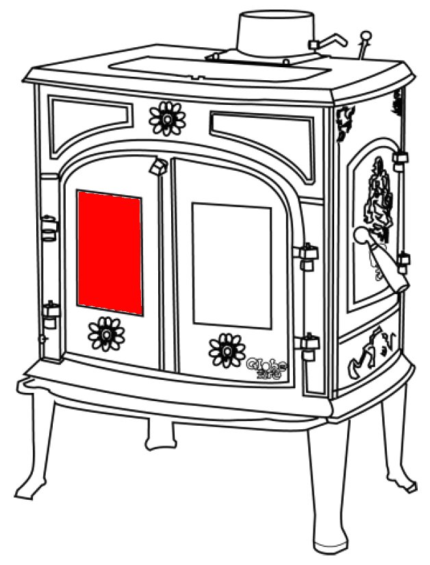 Globe Fire Comet glas venstre