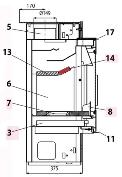 Haas-Sohn Tonstad 303.15 moduł zmiany kierunku ciągu z przodu Haas-Sohn Tonstad 303.15 moduł zmiany kierunku ciągu z przodu