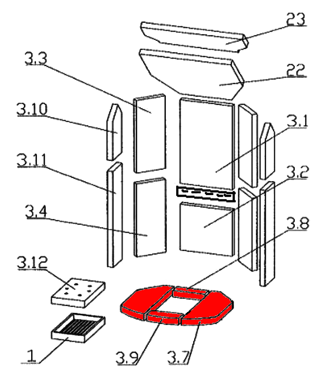 Oranier Polar 8 Bodemsteen Set B Oranier Polar 8 Bodemsteen Set B