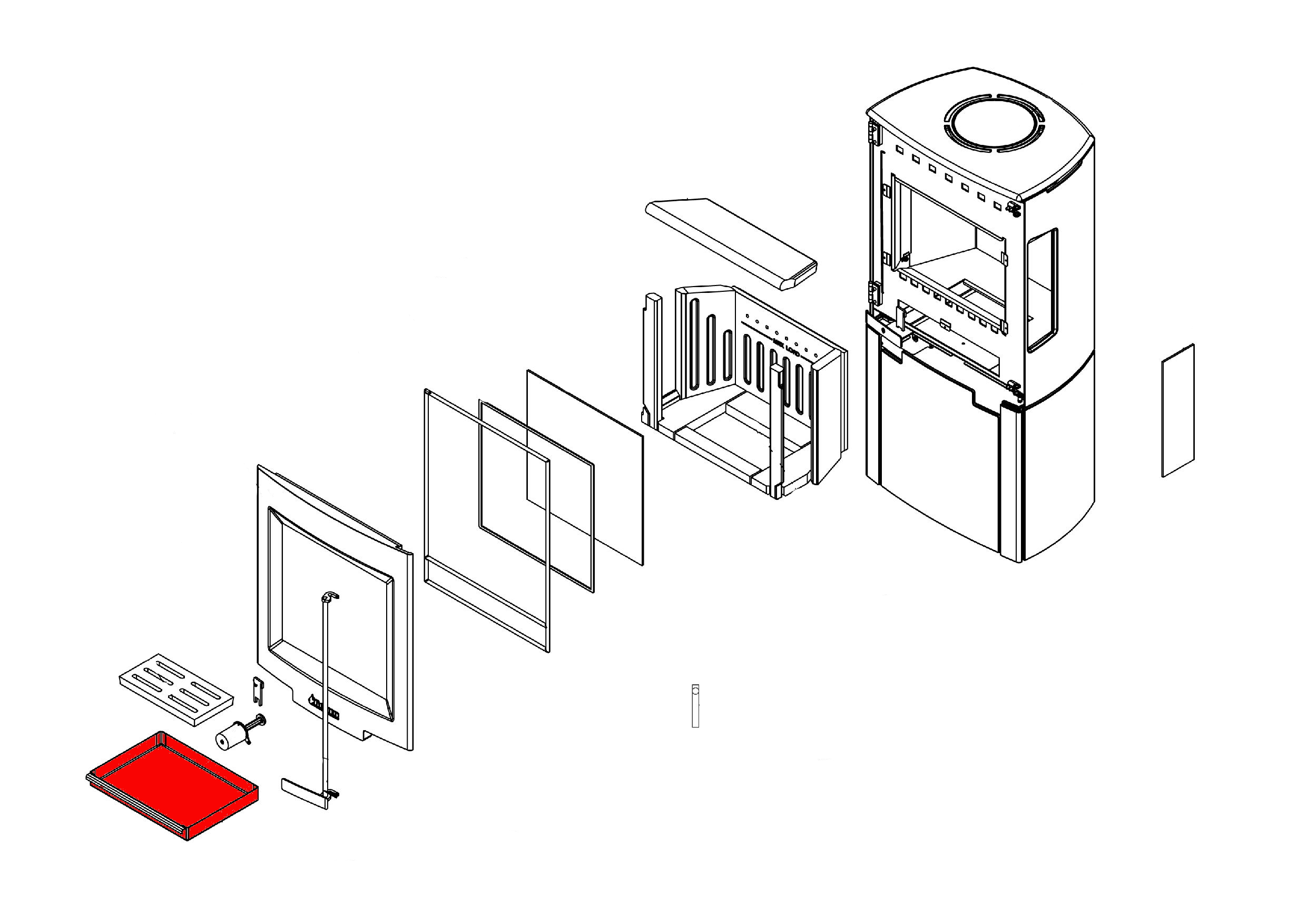 Aduro 13.1 cendrier Aduro 13.1 cendrier