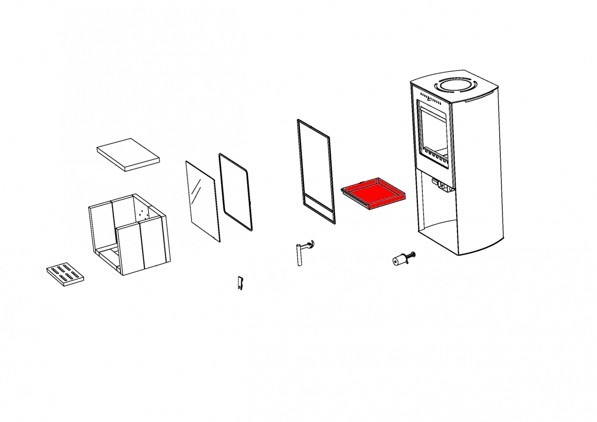 Aduro 19 cendrier Aduro 19 cendrier